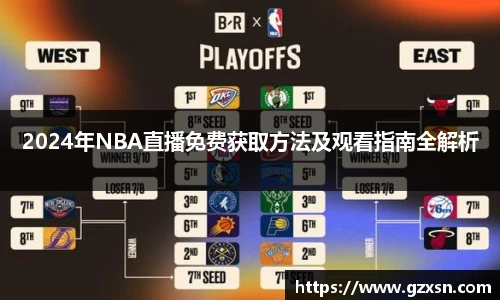 2024年NBA直播免费获取方法及观看指南全解析